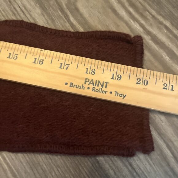 GEYSIR Iceland Women’s Icelandic Wool Sweater Cardigan Burgundy Red Size XL - Picture 9 of 11